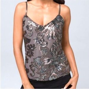WHBM sequined cami top.